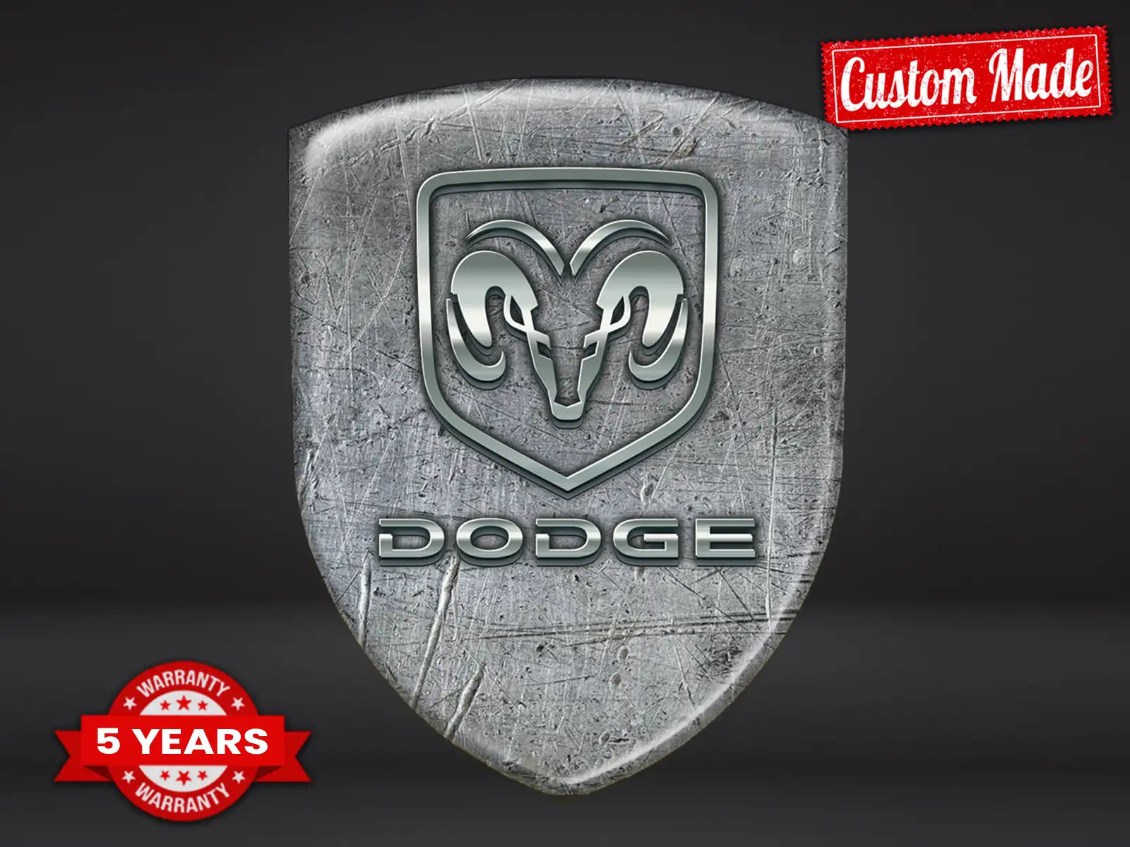 Dodge Parabrisas Pegatina Resistente Alta Calidad Profesional